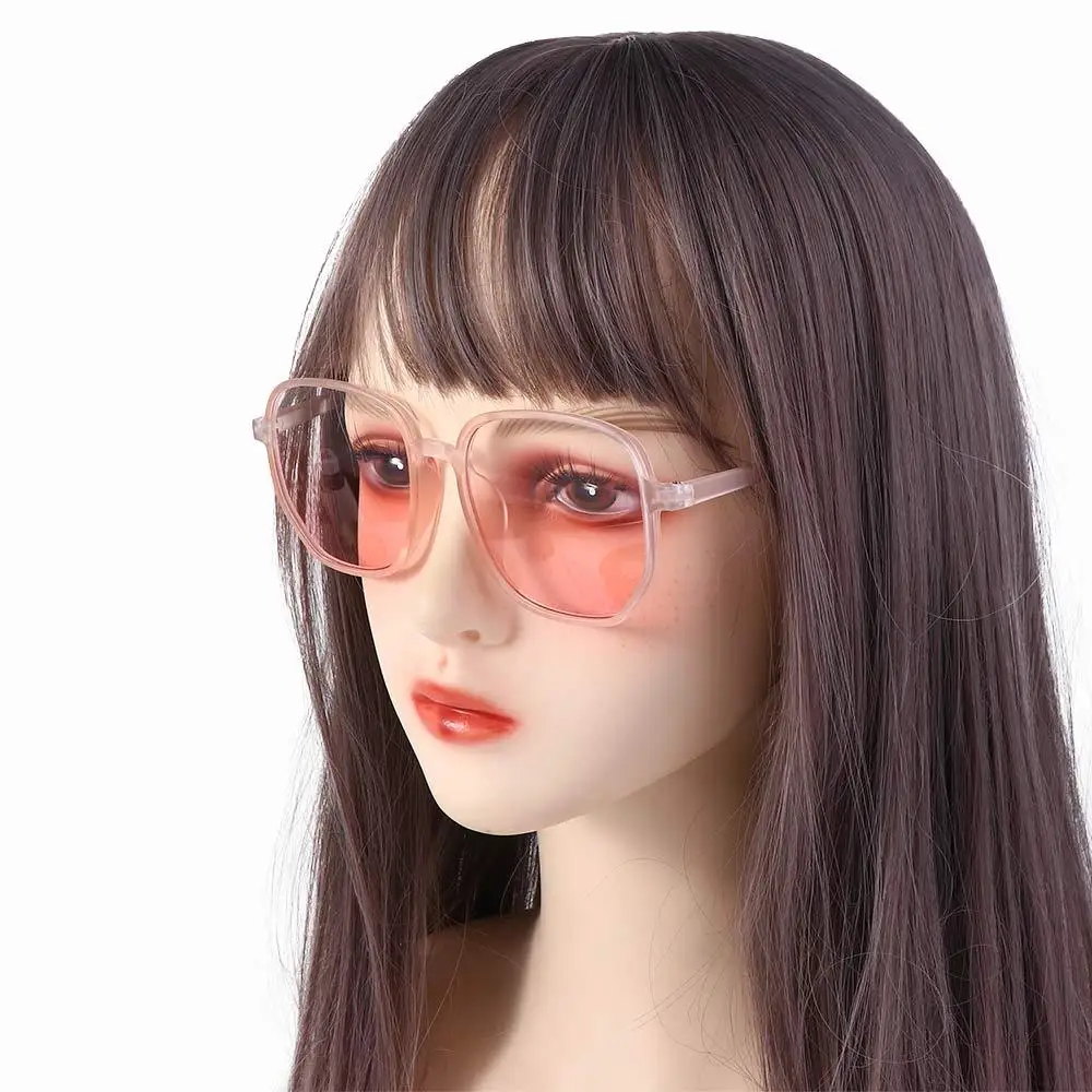 Pink Korean Style Gradient Anti-UV Glasses Square Frame Women Sunglasses Reading Glasses Blush Glasses Presbyopia Eyeglasses
