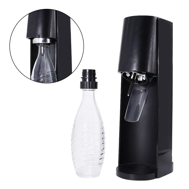 BAAG-2PC Adattatore per bottiglia di soda per terra Soda Steam Maker e bottiglia di vetro Sodastreams da 0,7 litri, adattatore a connessione rapida per bottiglie di vetro
