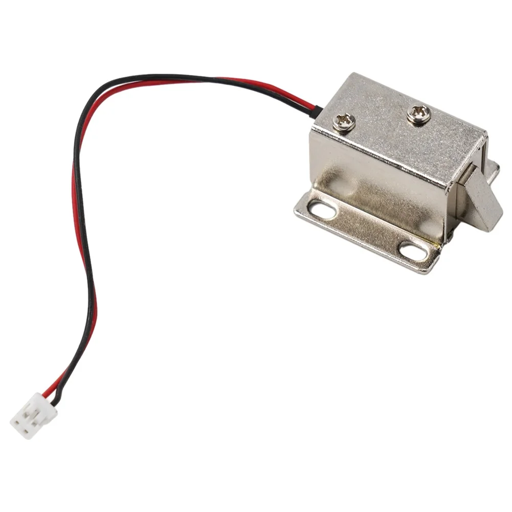 Easily Installable Electric Solenoid Lock Assembly for Various Orientations in Your Cabinets Using Only Low Power