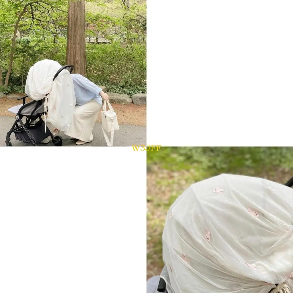 

W3JF Stroller Net Mesh Net for Infant Carrycots Infant Accessories