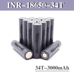 18650 34T10c1000 cycles Ion Rechargeable Battery, 3.7V, 3000mAh,Suitable for Toys, Flashlights,  Power Tools and Other Equipment