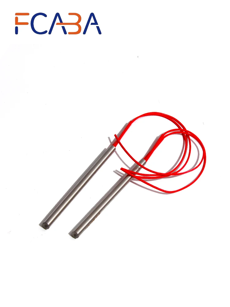 FCABA 2pcs 10mm x 150mm Heating Element Mould Wired Cartridge Heater AC 220V 110V 380V 300W