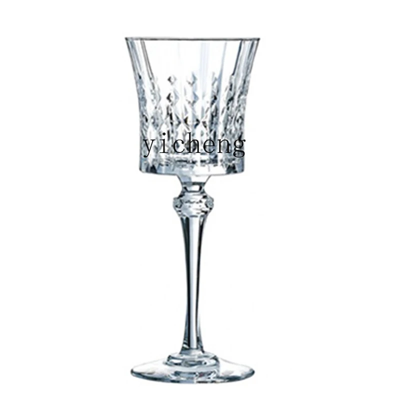 BJ   high-end red wine glass set, crystal diamond decanter, goblet, wine glass household