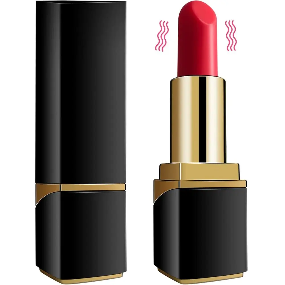 Mini vibrador de lápiz labial para adultos, estimulador de clítoris vibrador de bala secreta de 10 velocidades, masaje femenino, masturbador, Juguetes sexuales