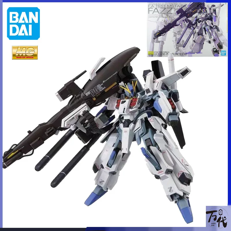 

In Stock Bandai Gundam MG 1/100 FA-010A Fazz Ver. ka Anime Action Figure Assembly Toys for Gift Collectible Model Ornaments