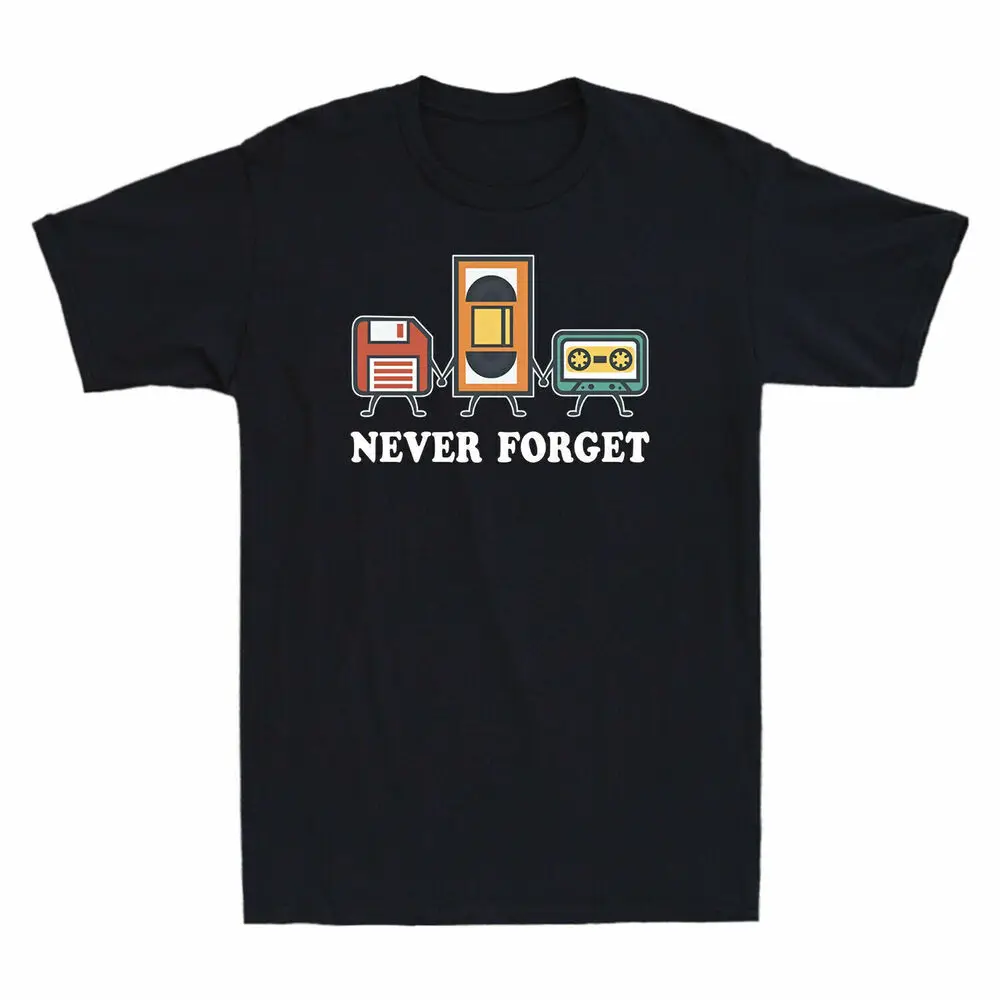 Never forget - cassette 80's classic novelty animated graphics unisex