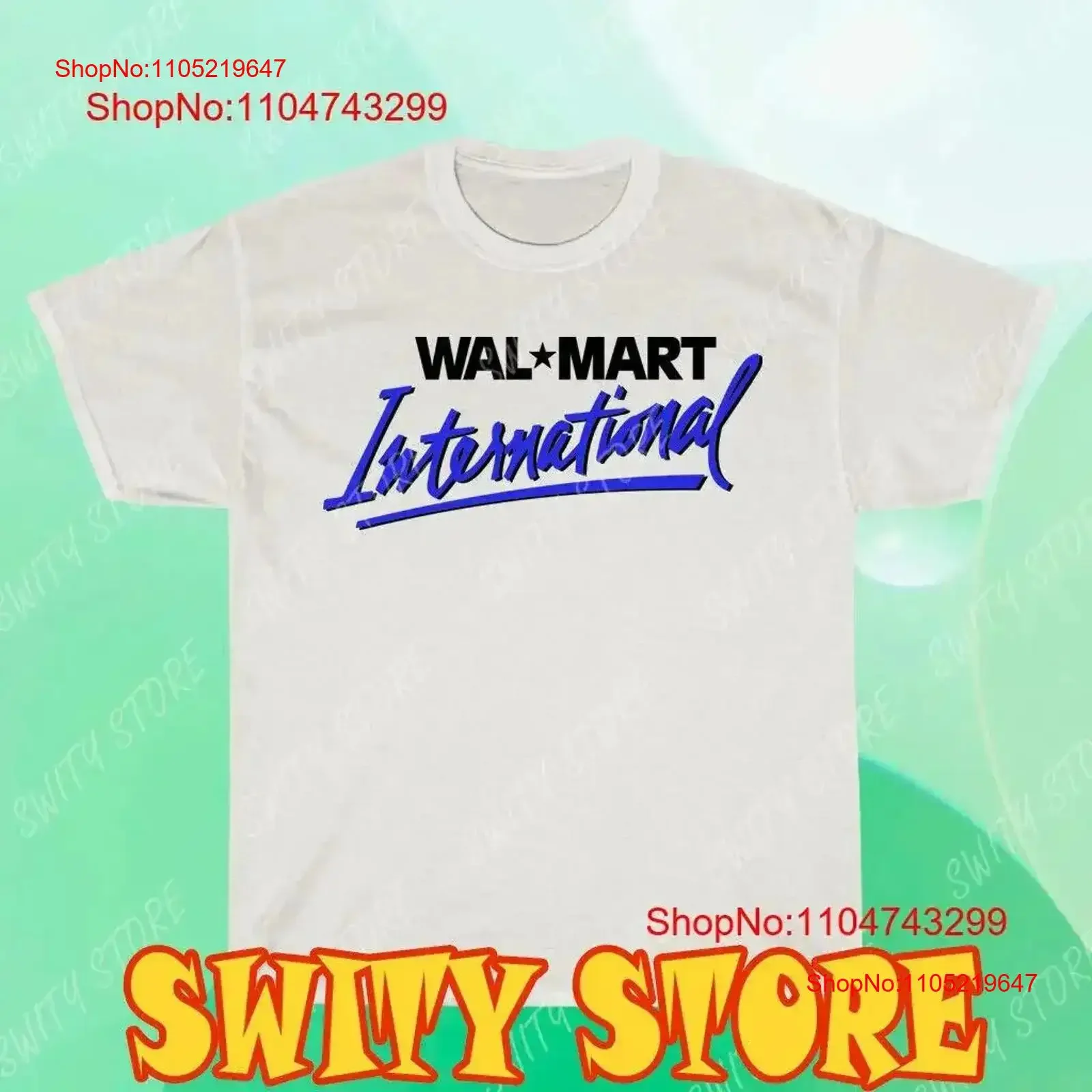 حار جديد Walmart القديم شعار تي شيرت مضحك حجم S إلى 5XL خمر غسلها أنيق عادية مريحة امتدت مصمم الملابس