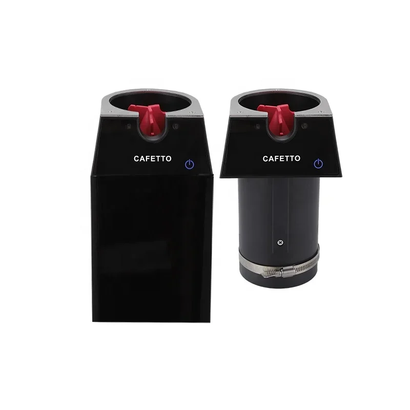Neue kommerzielle Espresso-Kaffee-Siebträger-Reinigungsmaschine, elektrische automatische Reinigung, Klopfbox, Zubehör für Unternehmen