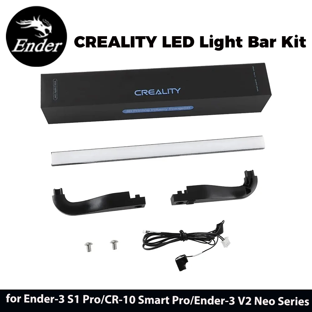 

Комплект светодиодной панели CREALITY без стробоскопа для Ender-3 S1 Pro/CR-10 Smart Pro/Ender-3 V2 Neo Series 24 В/5 Вт, обновление деталей 3D-принтера