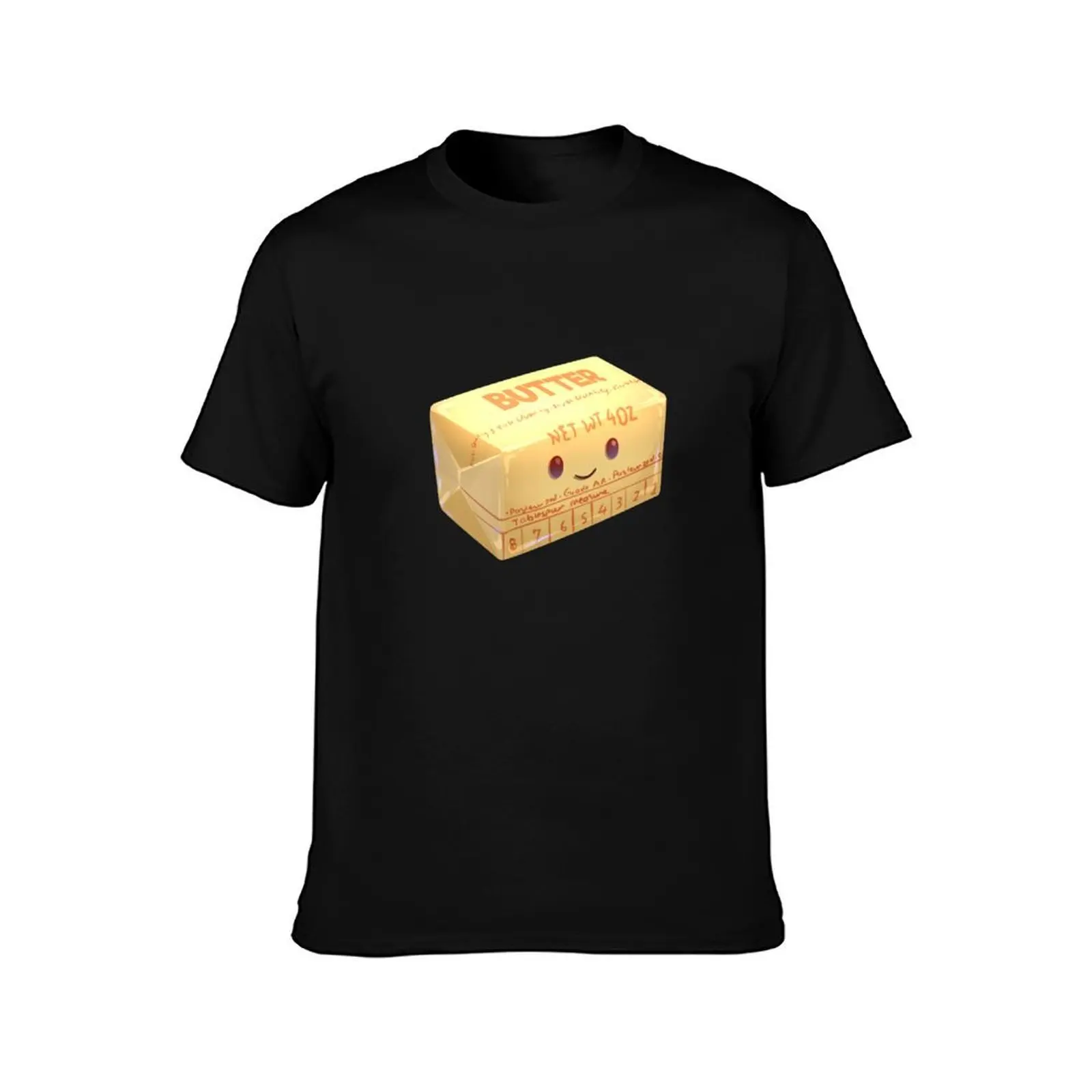 Cute Stick of Butter T-Shirt, Summer Casual Cotton Tee, Oversized Streetwear Tops, Vintage Graphic Print, Loose Fit Short Sleeve