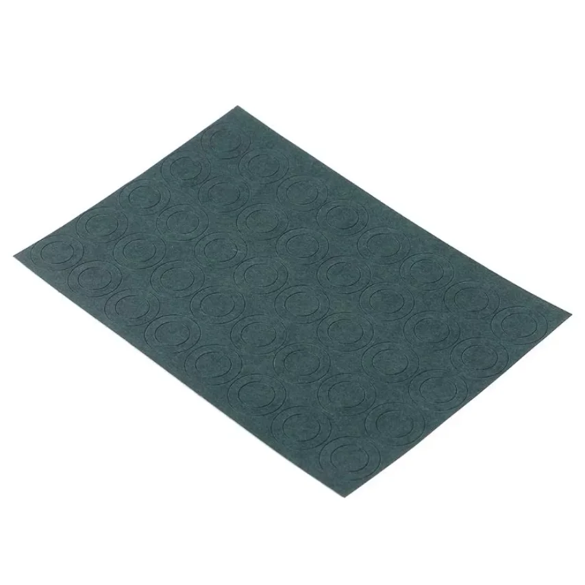 18650Battery Insulation Gaskets 0.2mm Thick Shock‑proof Heat‑resistant Separator Pad Hollow Insulating Sheets 100 Pcs Per Sheet