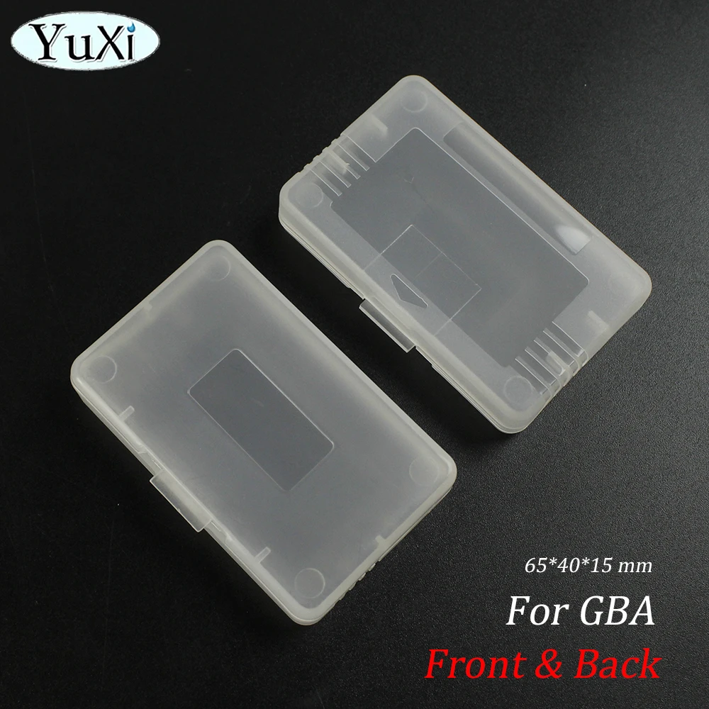 5Pcs Clear Game Cartridge Case For Gameboy Advance GBA GBC GBP Plastic Dustproof Box Cover For Nintend Gameboy Color Pocket