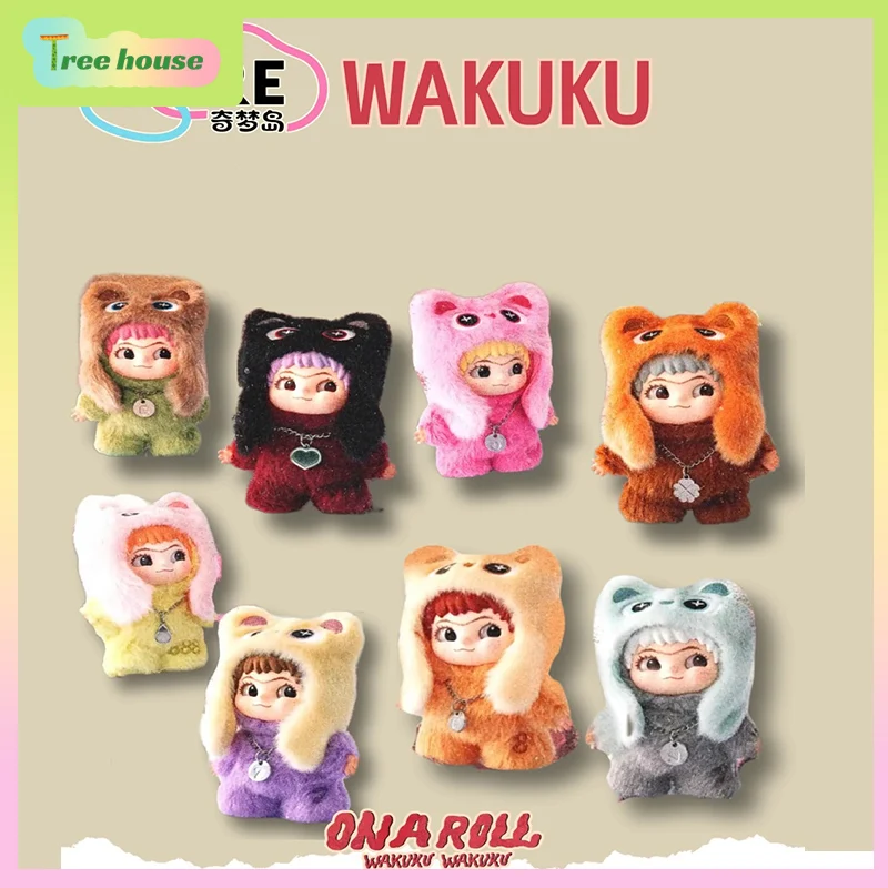 

Authentic WAKUKU Blind Box Start Cheating Now! Series Plush Pendant Cute Doll Bag Charm Decorative Ornaments Christmas Gift Toy