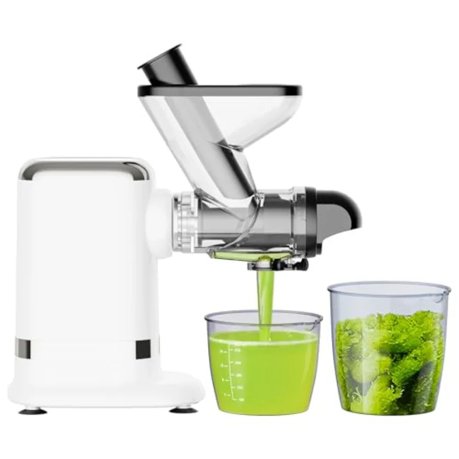 

Cold Press Juicer Powerful Masticating Juicer with Dual Feed Chute Electric Juicer with Pulp Separation Countertop Juicer Machi