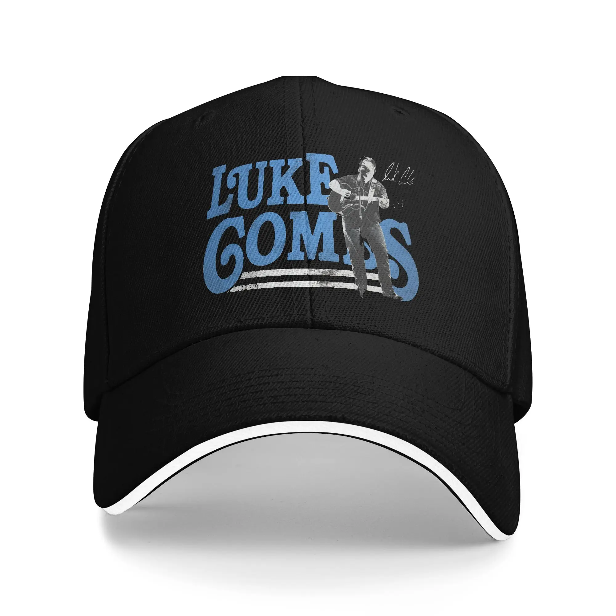 Luke Combs My Kinda Saturday Night Tour Baseball Cap y2k Unisex Men Trucker Hat Sunscreen Print Hunting Camping Snapback Cap