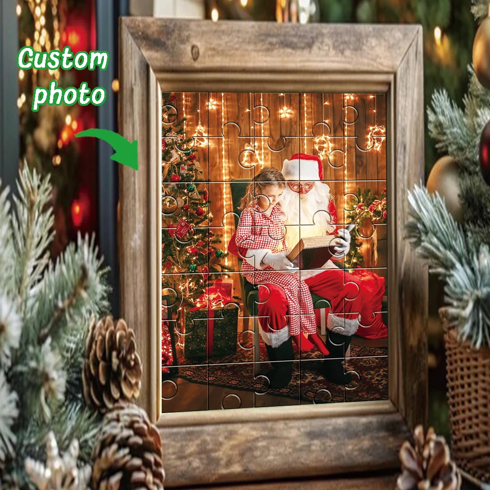 Personalized Photo Wooden Puzzle 35/300/500/1000pcs Custom Jigsaw for Graduation Memory Gift