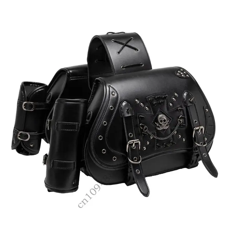 

Retro Saddlebag Motorcycle Tool Bag Waterproof Travel Luggage Storage Bag Saddlebags Motorbike Accessories