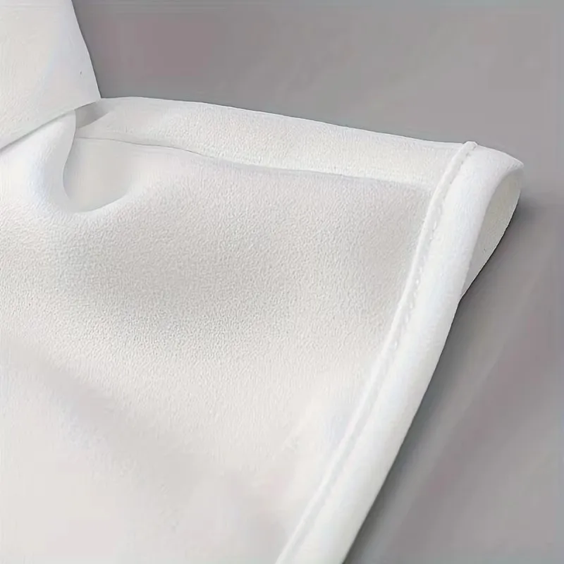 Camicia in chiffon colletto finto per bambini versatile primavera, estate, autunno, camicia invernale colletto finto colletto decorativo