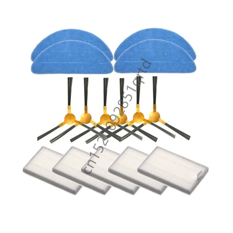 Proscenic 800T Proscenic 820P 830P 걸레 천 Hepa 필터 사이드 브러쉬 청소 걸레 진공 청소기 예비 부품 교체, Proscenic P P Hepa