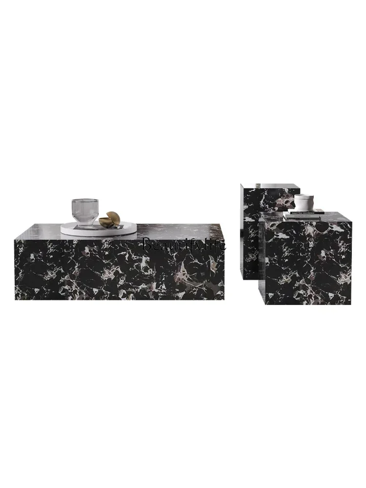 

FG26Marble coffee table Italian light luxury modern simple rectangle