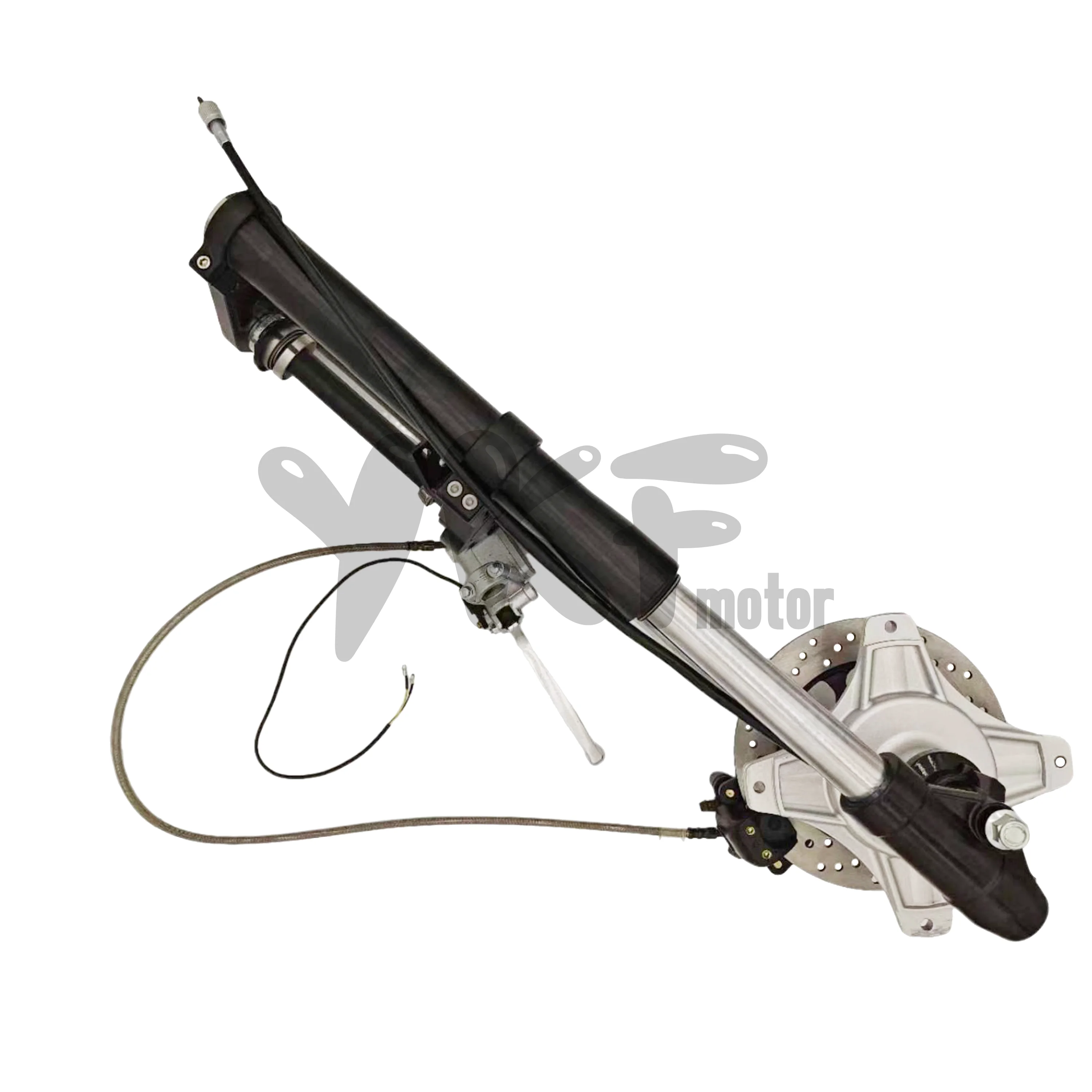 New Triple Tree Mount Clamps Front Fork Suspension Set Front Drum Brakes Dirt Pit Bike CRF50-110cc Mini Motorcycle Front Shock