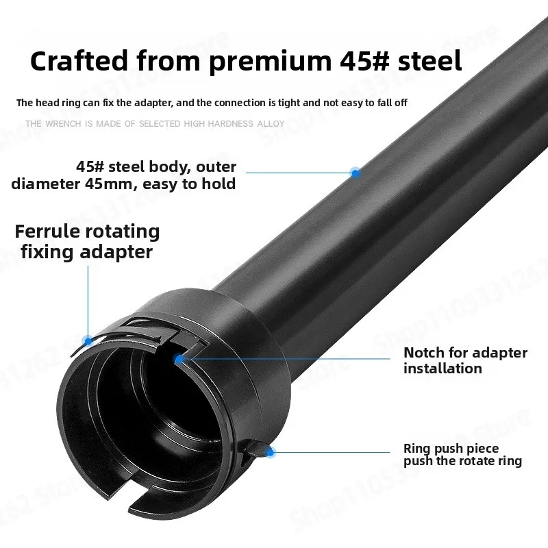 13-Piece Steering Machine Rudder Rod Wrench Steering Rod Inner Ball Head Remover Automobile Chassis Maintenance Tool
