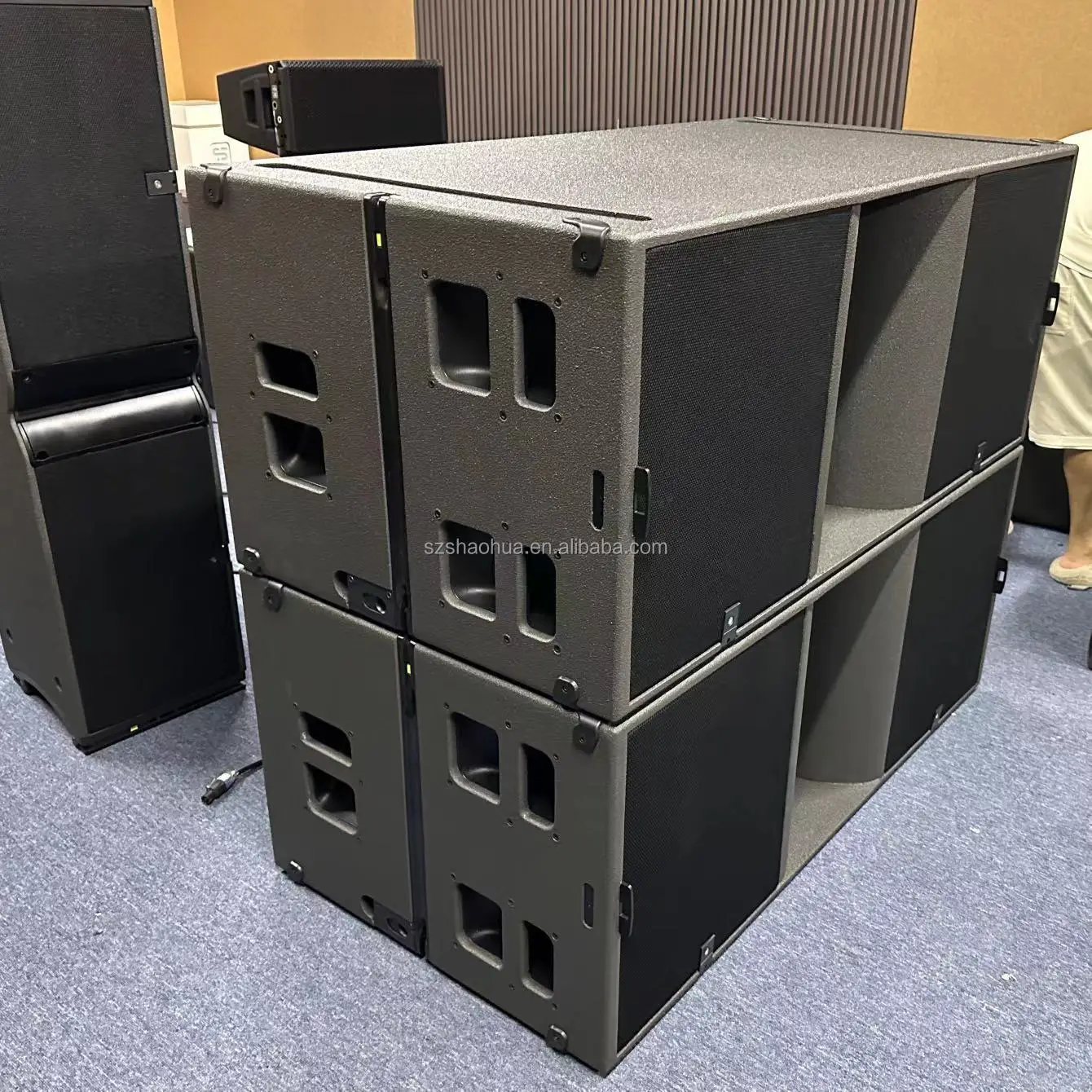 

KS28 Double 18 Inch Subwoofer High Powerful Bass Sound System Passive Outdoor Subwoofer 18" Sub Speakers