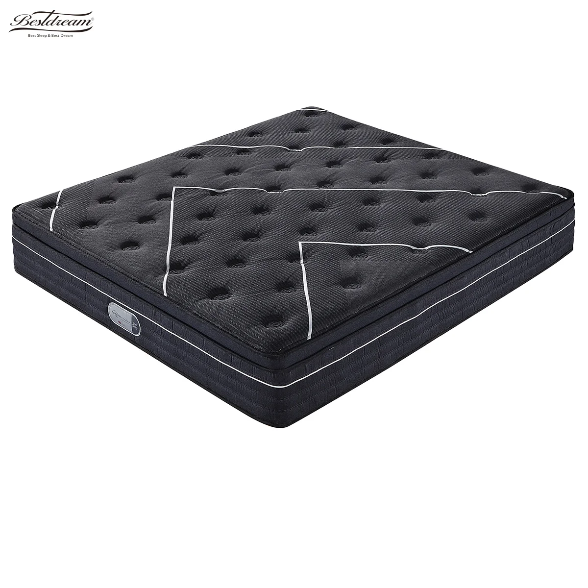 Besdream King Queen Size Hotel Bed Mattress Pocket Spring Coil Memory Foam Mattress in a Box