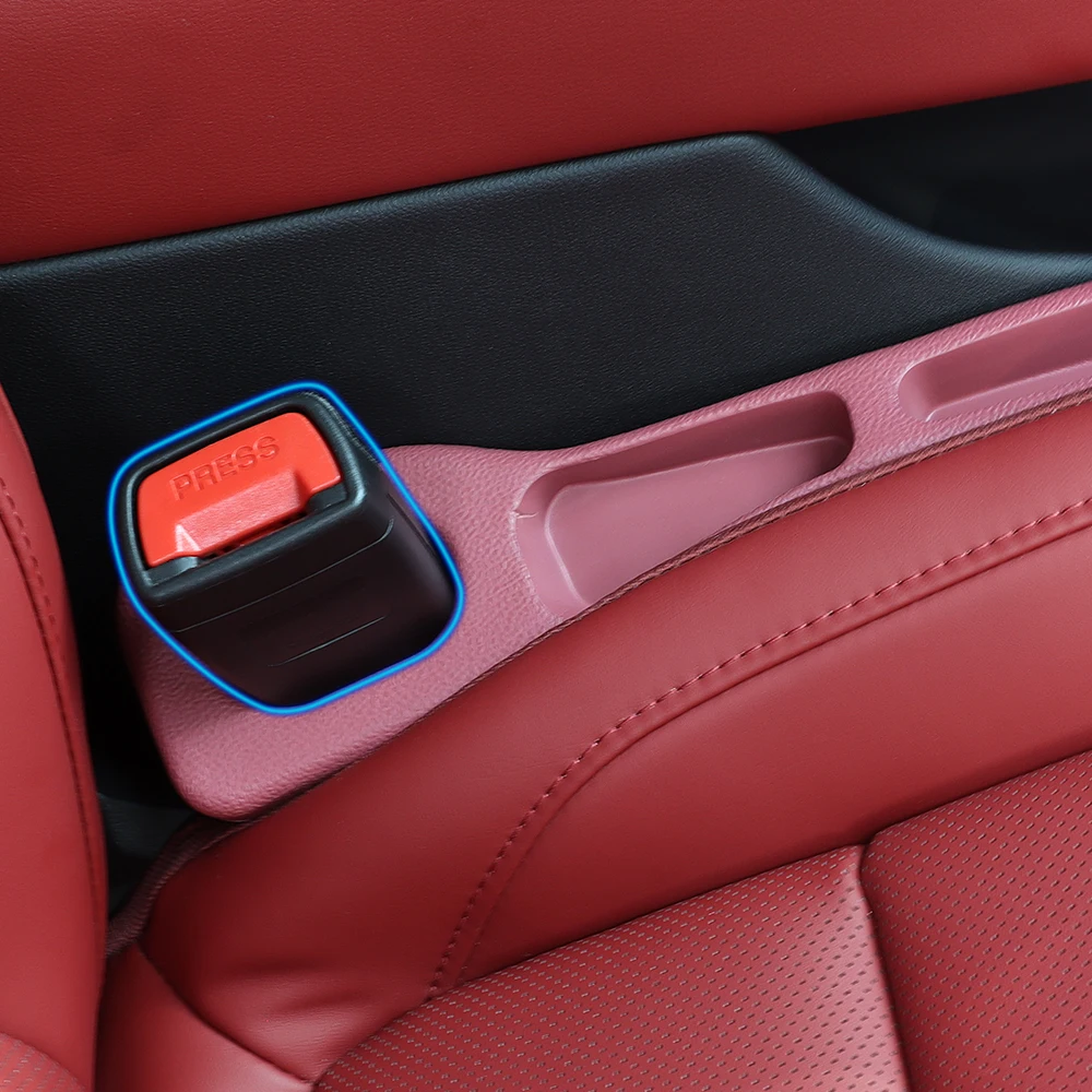 لجيلي EX5 غالاكسي E5 2024 2025 2026 2 قطعة مقعد السيارة العالمي مانعة للتسرب شرائط الفجوة الجانب التماس حشو تخزين الملحقات