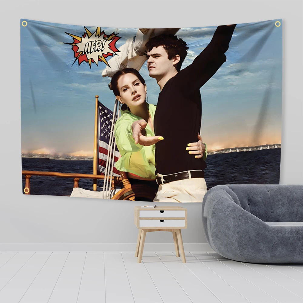 نورمان لانا NFR! العلم الموسيقى الكلاسيكية نسيج ملصق راية لشريط البيرة البيت كلية غرفة النوم رجل الكهف الباب الخلفي والحفلات #2