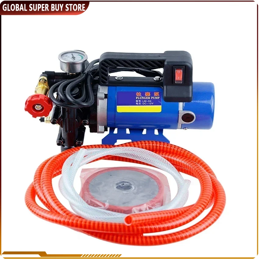 

Agricultural Electric High Pressure Pump 12V/48V/220V Double Cylinder Piston Pump Spraying Watering Car Wash Pesticide Sprayer