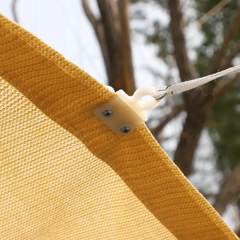 Garten-Sonnenschutznetz, Outdoor-Sonnenschutz, Schattennetz, Pool-Schattierung, Baldachin, Camping-Markise, Sonnenschutz mit verstellbarer Schnalle – Detail 16