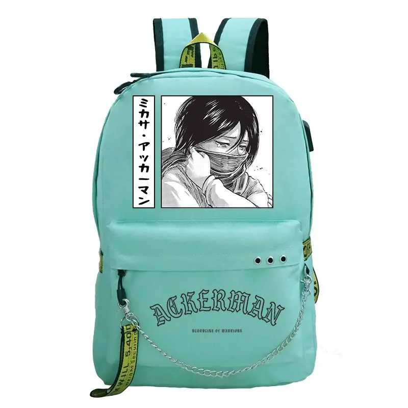 Attack on Titan School Bags Children Backpack anime Kids Backpack Shingeki No Kyojin Children School Backpack for Girls Boys Bag