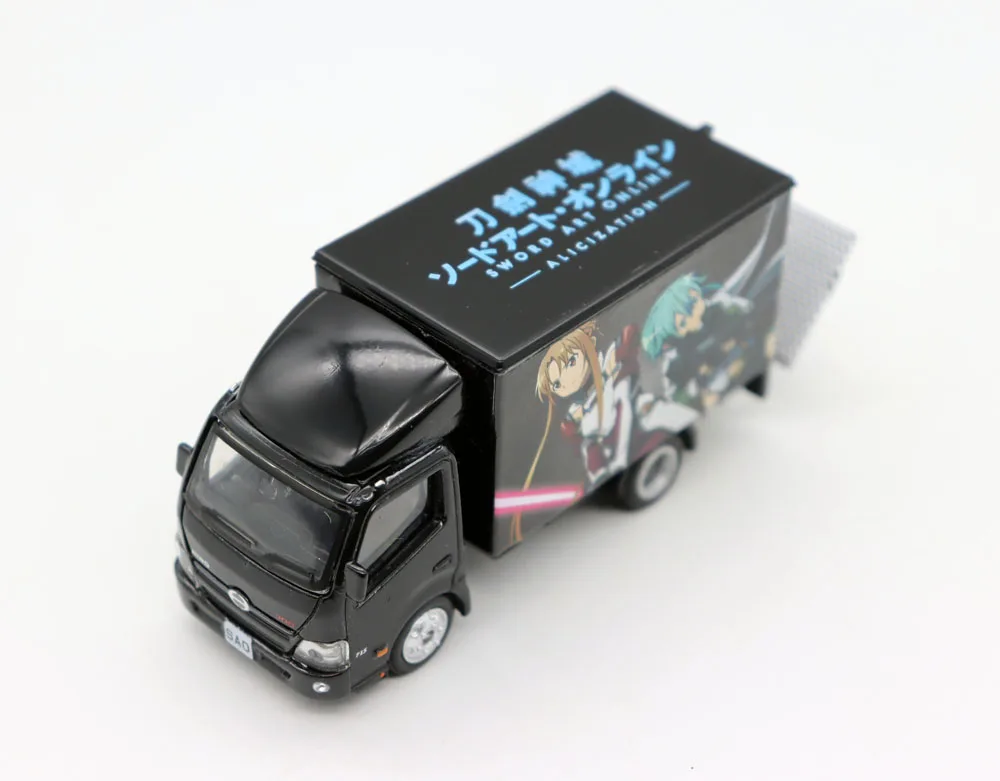 TINY 1/76 Scale HINO 300 Transportation Truck of Sword Art Online Diecast Alloy Toys Premium Collection For Collection Gift