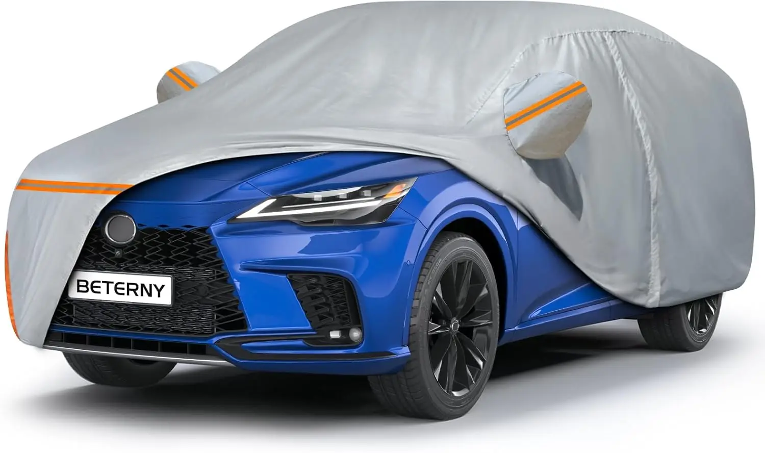 

Waterproof All-Weather Car Cover with Zipper for 2008-2025 Lexus Models, Gray