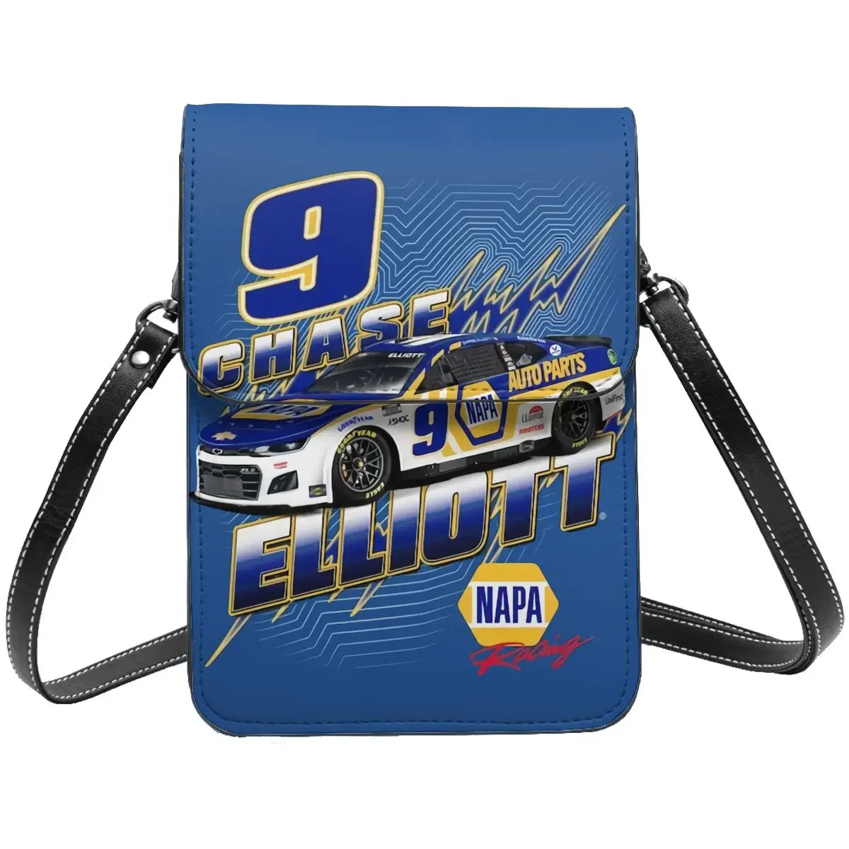 

Chase Elliott 9 Crossbody Wallet Cell Phone Bag Shoulder Bag Cell Phone Purse Adjustable Strap