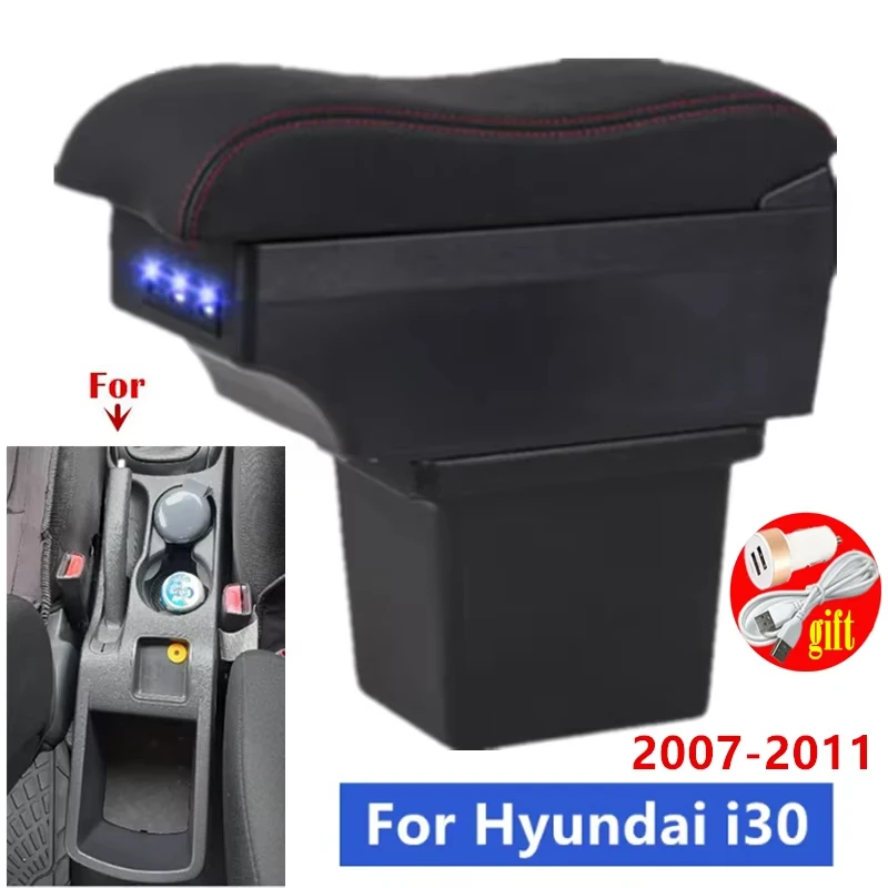 

Car central armrest box For Hyundai I30 Armrest Box For Hyundai Elantra Touring I30 FD I30cw 2007-2011 Car Armrest Storage Box