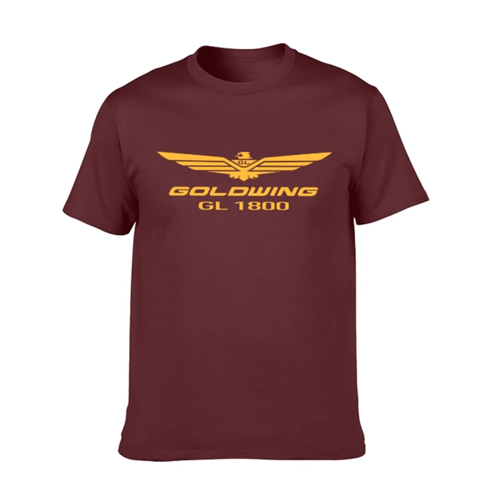 2024 Hot Sales Men\'S Short Sleeve O-Neck Summer Tops Tees T Shirt Japan Motorcycle Hon Goldwing Gl1800 Gl 1800 Black TShirt sale