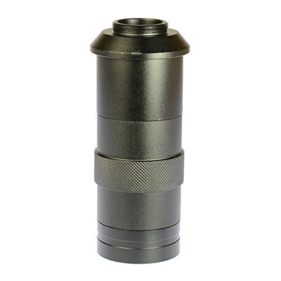 Monocular 8x-100x 43mm-150mm C-Mount Zoom Glass Lens for Industry Lab Microscope Camera