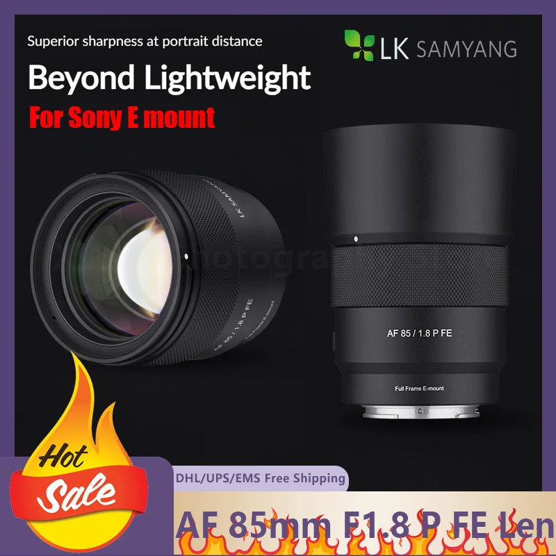 

Samyang Af 85Mm F1.8 P Fe для Sony E-Mount Портретная ультра-прозрачная головка камеры для портретной фотографии от 2M до 3M