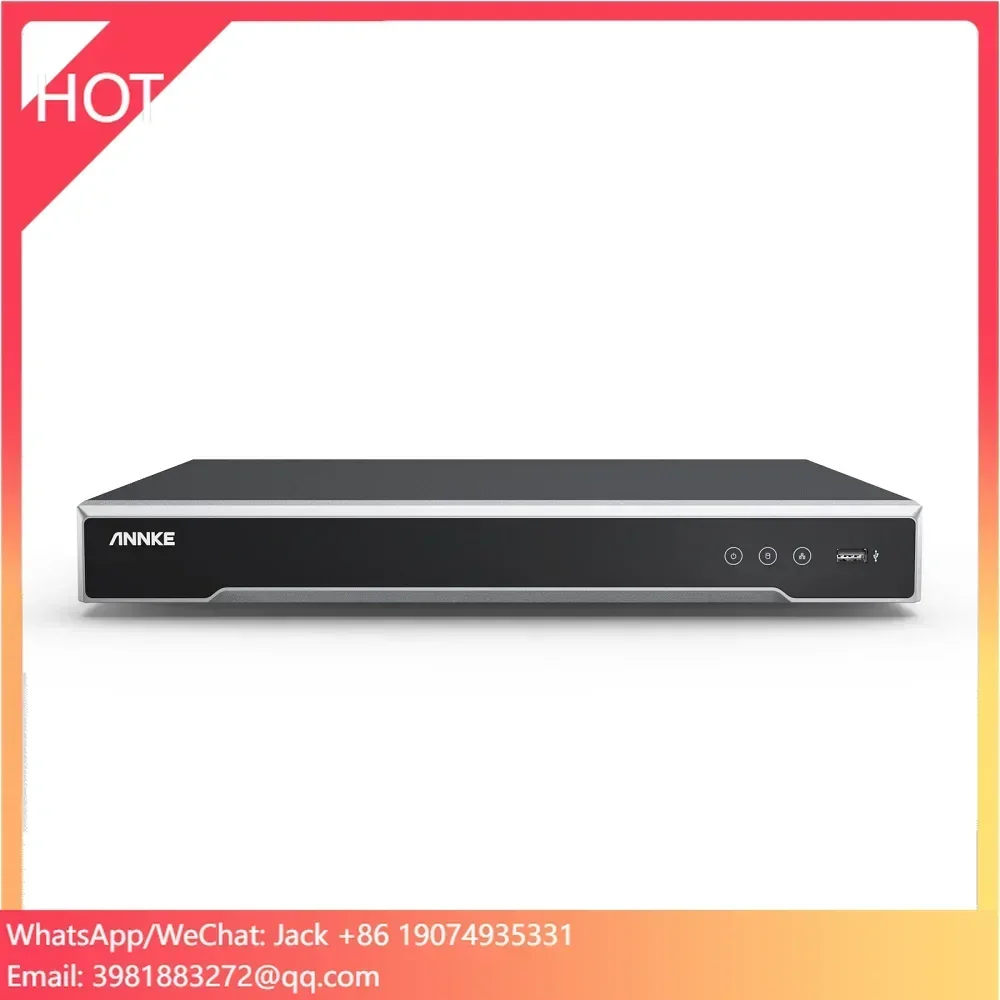 8CH 4K NVR High Definition Real-time Live Viewing  8CH Built-in PoE Inputs 8MP HD NVR Recorder With Recording&playback