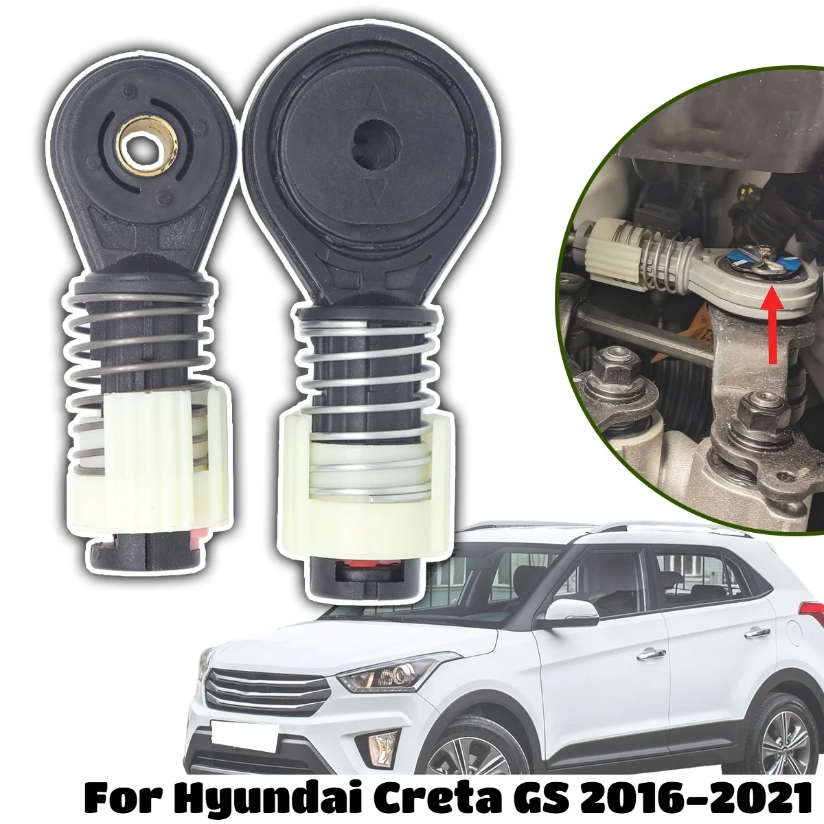 For Hyundai Creta GS Gear Shift Cable Linkage Control Collet Shifter Lever Selector End Rod Connect Spare 2016 2017 2018-2021