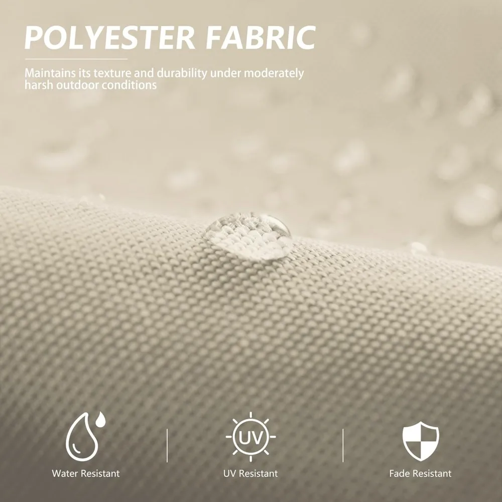 وسائد استرخاء خارجية، 80 لتر × 26 عرض × 4 أبعاد، رغوة عالية الكثافة، طاردة للماء، مقاومة للبهتان، مجموعة وسائد خارجية متينة #4