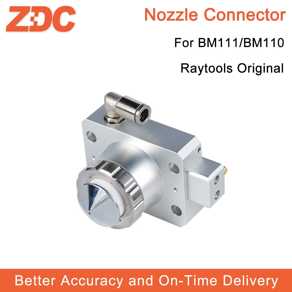 Imagem -02 - Zdc Raytools Original Bm111 Nozzle Connector Tra Fiber Metal Cutting Machine Part For Raytools Bm111 Laser Head