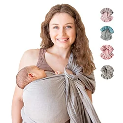 Double Ring Baby Back Towel Cotton and Linen Ring Horizontal Hug Strap Multi-functional Baby Carrier Wrap Backpacks Carriers