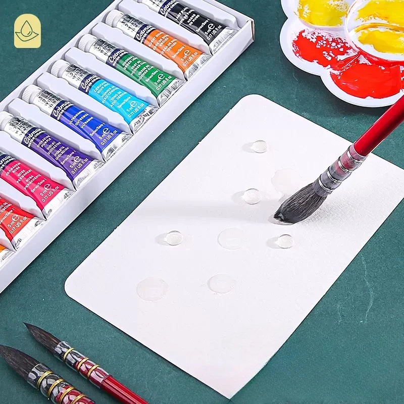Imagem -05 - Potentado Aquarela Papel 100 Algodão a6 Aquarela Papéis 300g Postcard Tin Box Viagem Esboço Arte Suprimentos Artista Grau