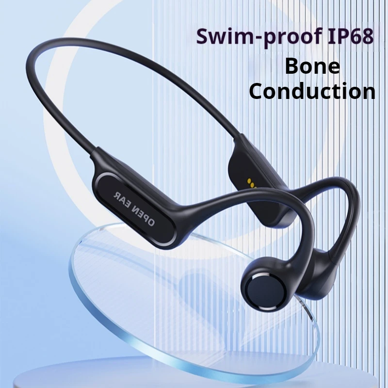 EASYBUDS Open Ear Earphone Bone Conduction Bluetooth Earphone 32GB Memory IP68 Swimming Headphones Wireless Headset MP3