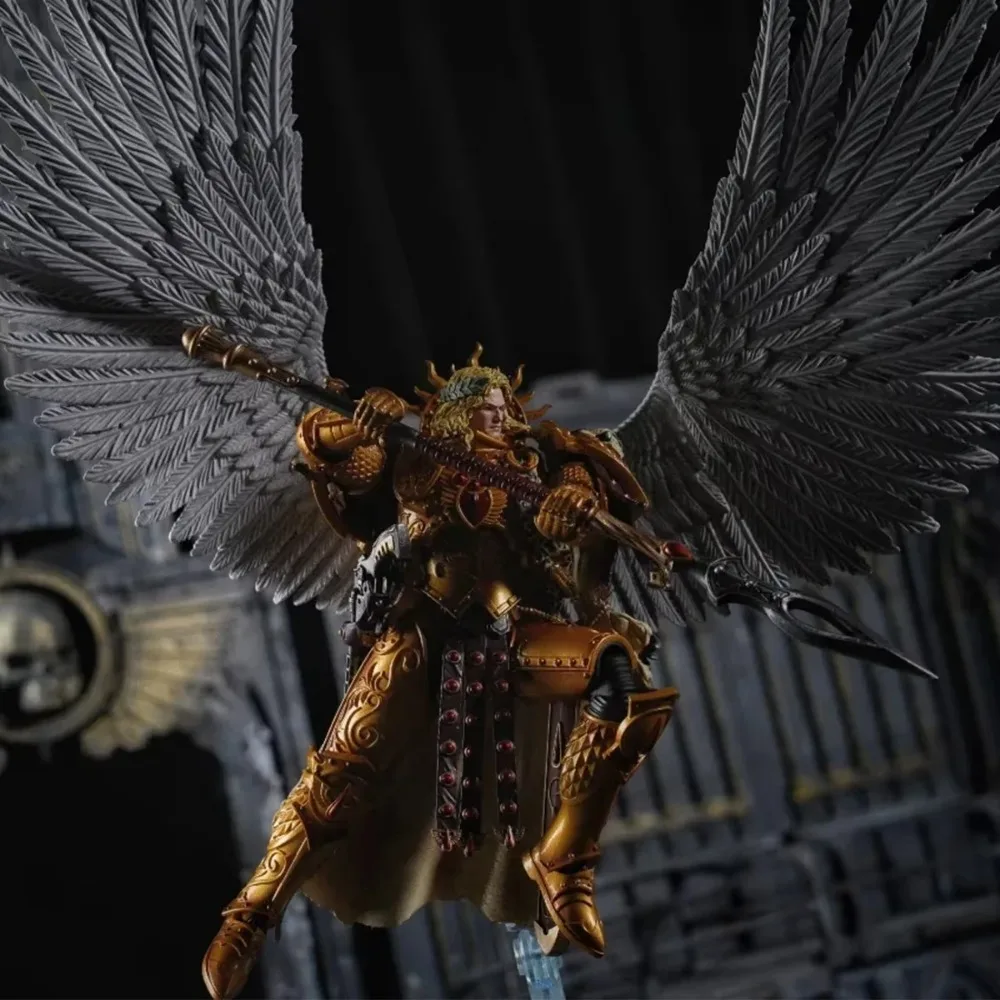 JOYTOY 1/18 Warhammer 40K The Horus Heresy Anime figura de acción sangre ángeles Sanguinius Primarch of The IXth Legion estatuilla de juguete