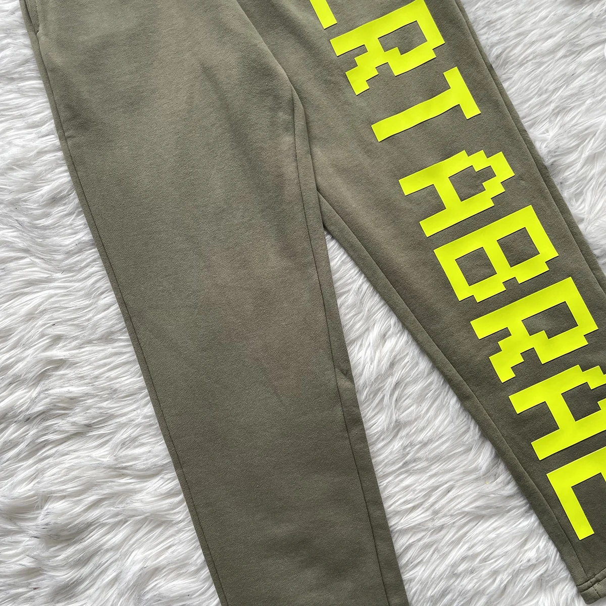 กางเกงวอร์ม Vertabrae สไตล์เรียบง่ายแบบยุโรปและอเมริกา พิมพ์ลายตัวอักษรหลากสี แนวสปอร์ต สำหรับผู้ชายและผู้หญิง สวมใส่สบายๆ