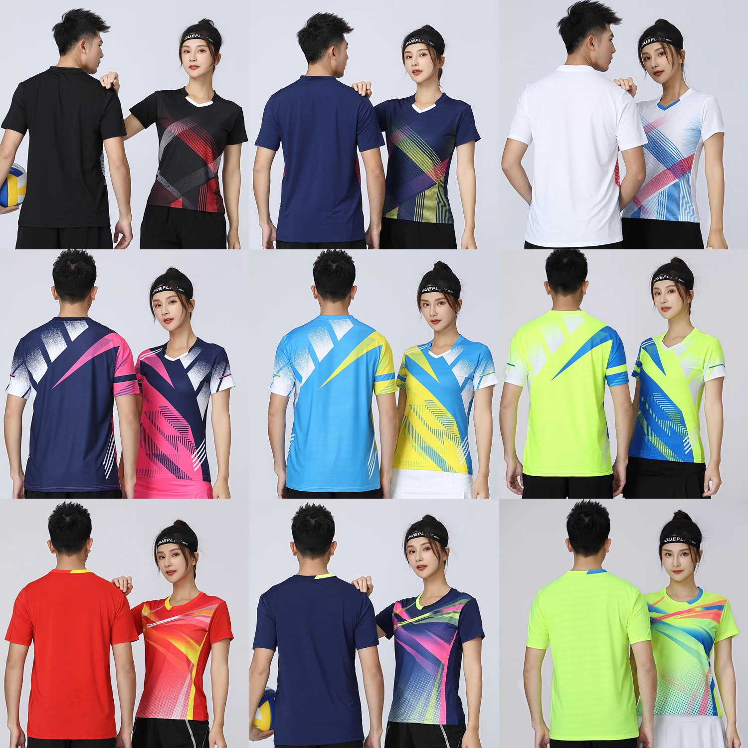 Badminton jerseys women\'s sports men\'s breathable team customized competition training clothes jerseys running fast drying shirt